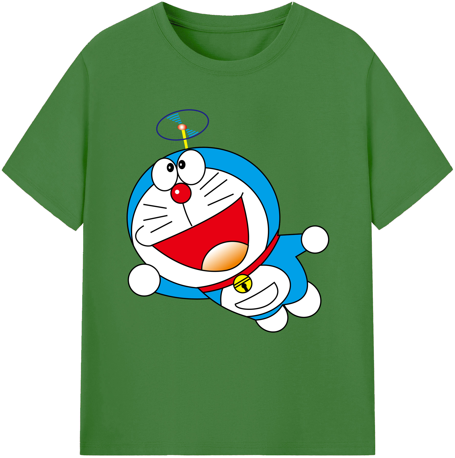 （画像用） ドラえもん Doraemon レディースカジュアルプリントTシャツ（綿100％）